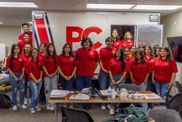 Students enjoy a hands on look at career paths in the JumpStart program.